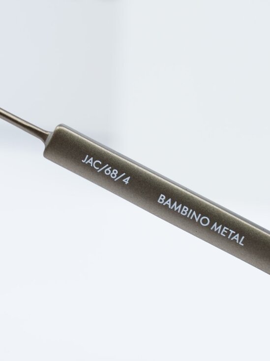 Jacquemus BAMBINO METAL JAC/68 C4 Cat Eye Sunglasses - Gunmetal/Amber - Picture 10 of 12